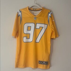 Nike Dri-Fit  NFL Jersey Number 97 JOEY BOSA Los Angeles Chargers Football